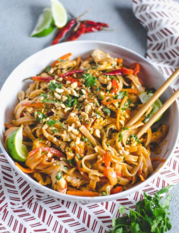 Quick Korean Pad Thai Noodles