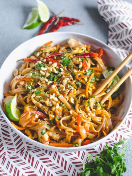 Quick Korean Pad Thai Noodles