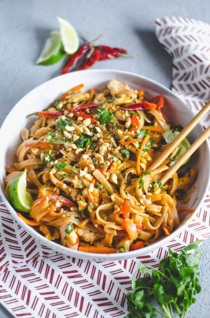 Quick Korean Pad Thai Noodles