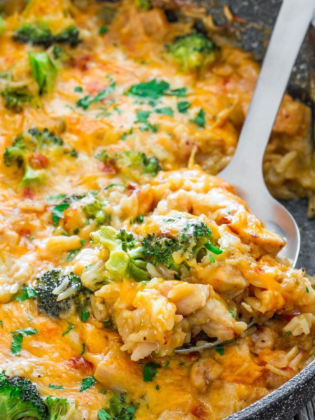 Broccoli Chicken Casserole with Egg