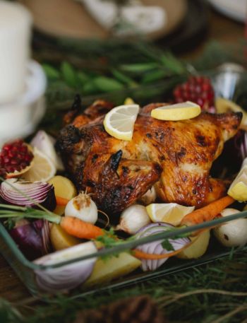 Indian whole grilled chicken