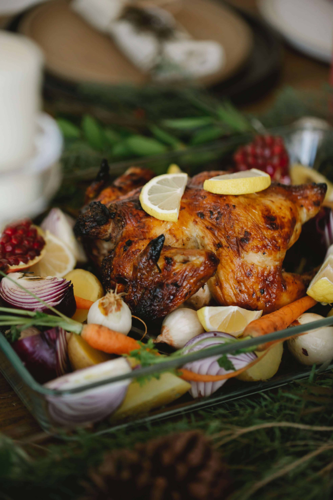 Indian whole grilled chicken