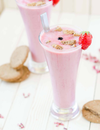 Strawberry Maple Protein Shake
